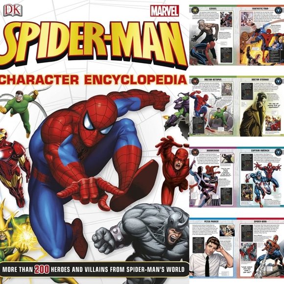 Marvel Accents Spiderman Marvel Character Encyclopedia Book Poshmark